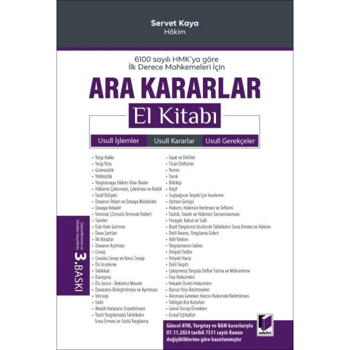 Ara Kararlar El Kitabı