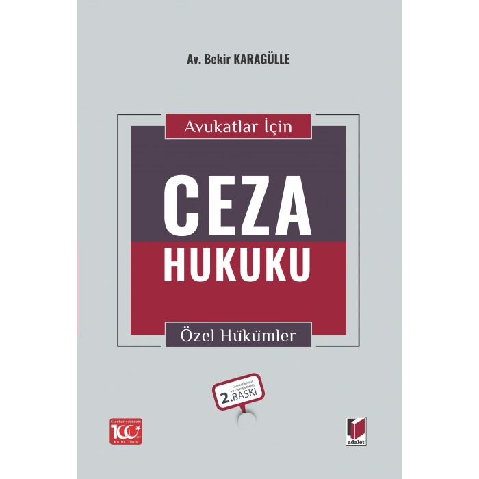Avukatlar için Ceza Hukuku Özel Hükümler