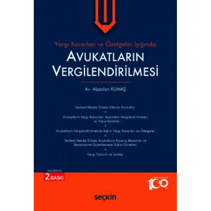 Avukatların Vergilendirilmesi