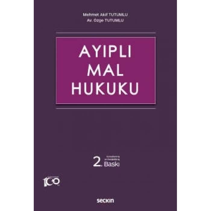 Ayıplı Mal Hukuku