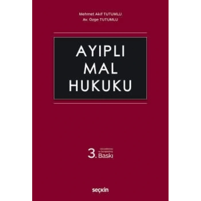 Ayıplı Mal Hukuku