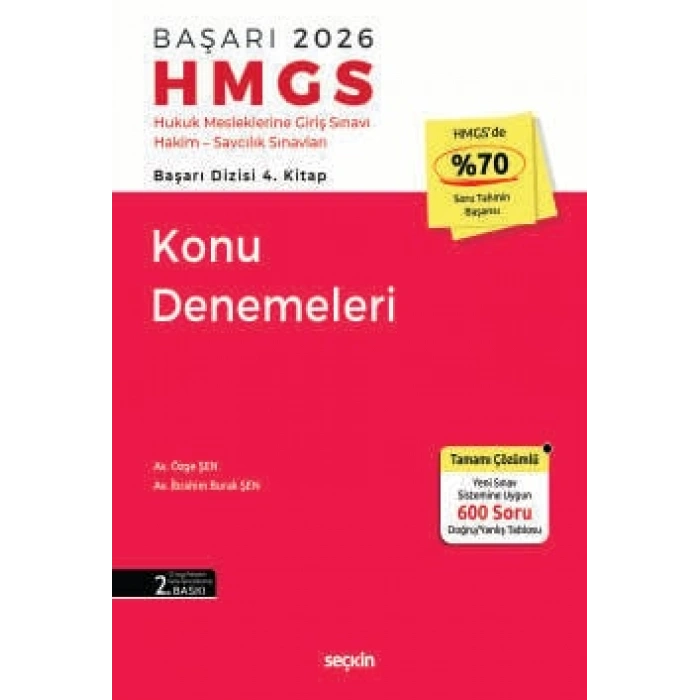 BAŞARI – HMGS Konu Denemeleri