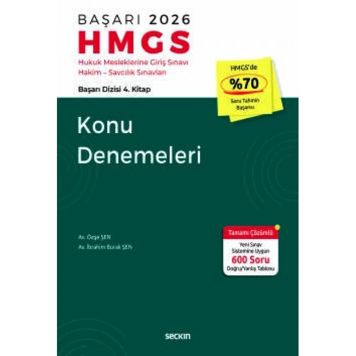 BAŞARI – HMGS Konu Denemeleri