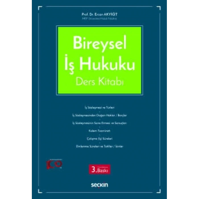 Bireysel İş Hukuku Ders Kitabı