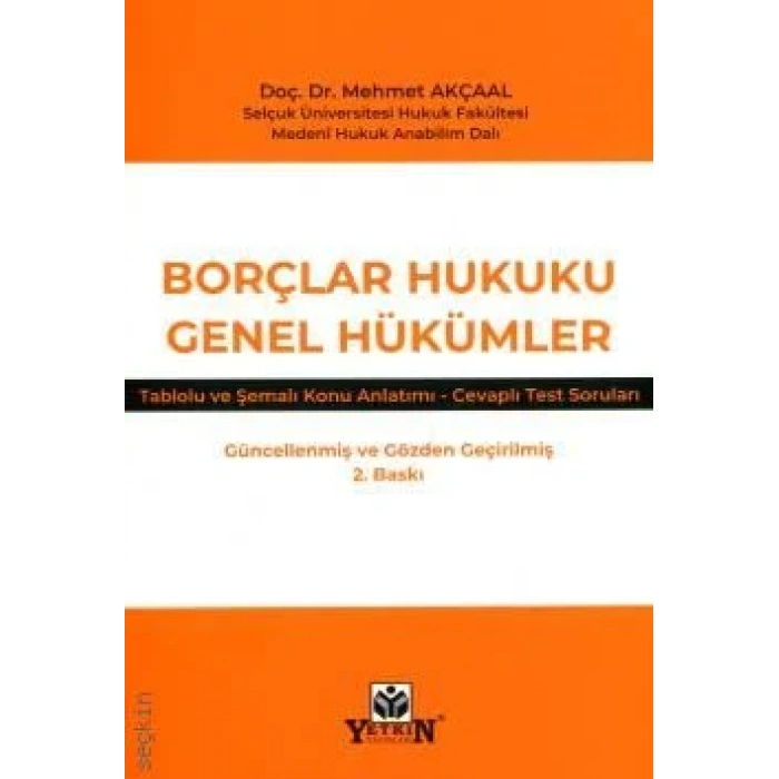 Borçlar Hukuku Genel Hükümler