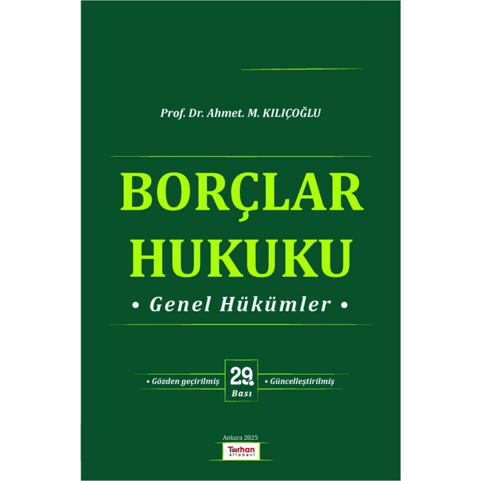 Borçlar Hukuku Genel Hükümler