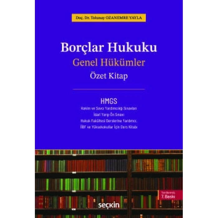 Borçlar Hukuku Genel Hükümler – Özet Kitap –