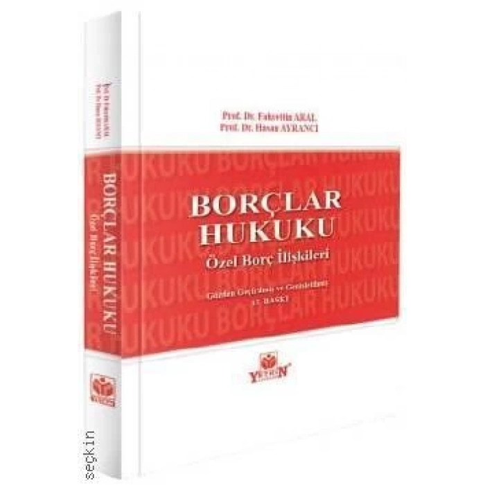 Borçlar Hukuku (Özel Borç İlişkileri)