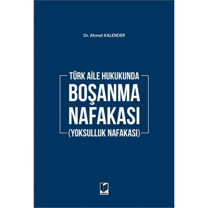 Boşanma Nafakası (Yoksulluk Nafakası)