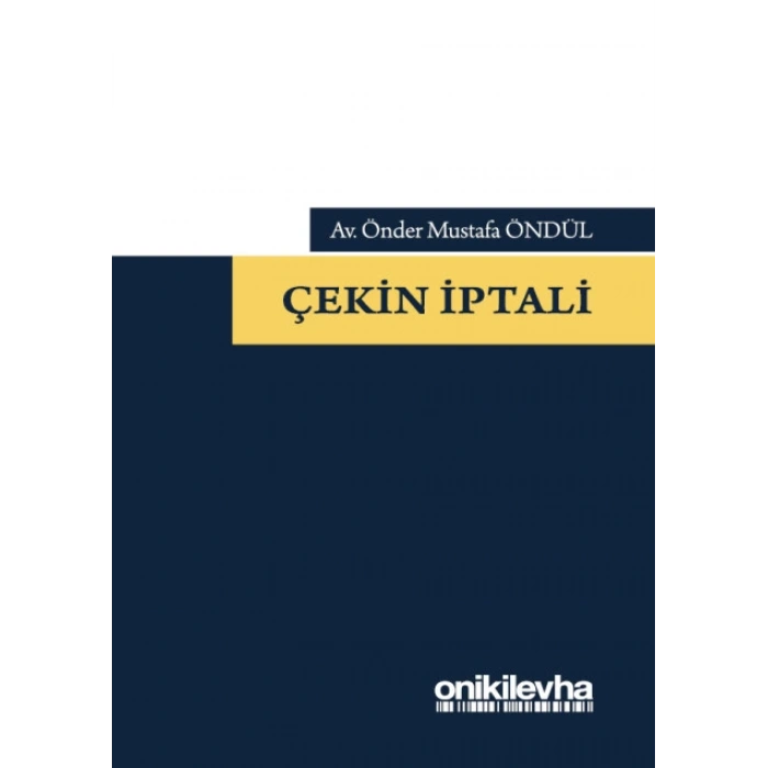 Çekin İptali