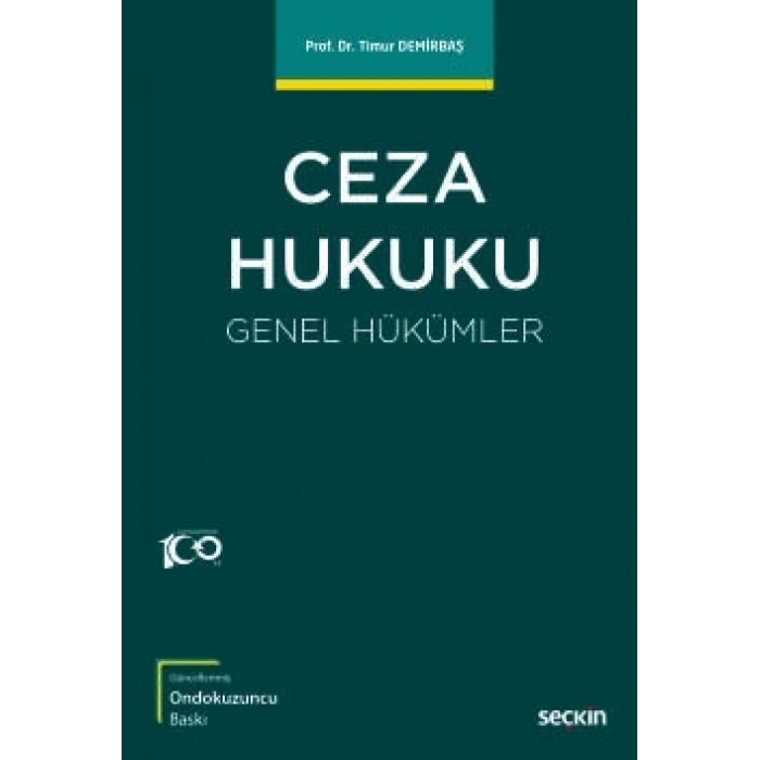 Ceza Hukuku Genel Hükümler