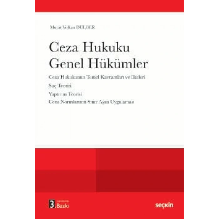 Ceza Hukuku Genel Hükümler