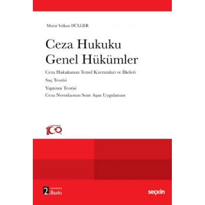 Ceza Hukuku Genel Hükümler