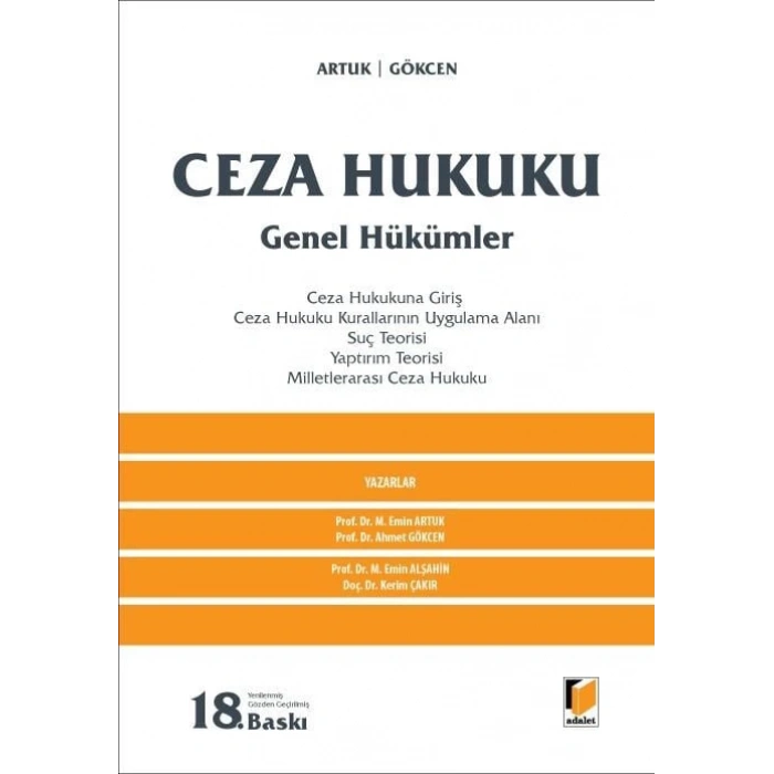 Ceza Hukuku Genel Hükümler