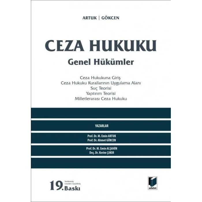 Ceza Hukuku Genel Hükümler