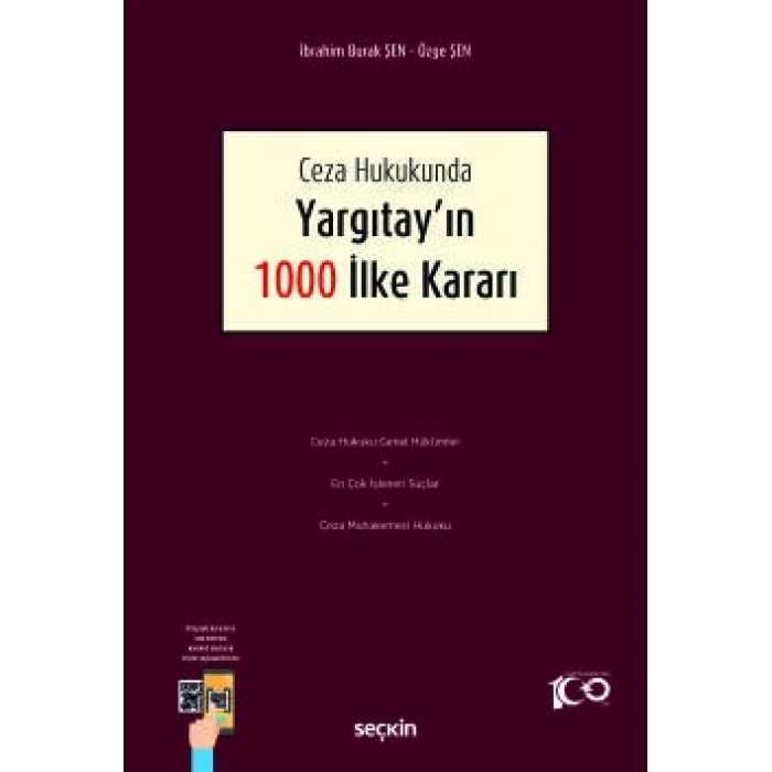 Ceza Hukukunda Yargıtayın 1000 İlke Kararı