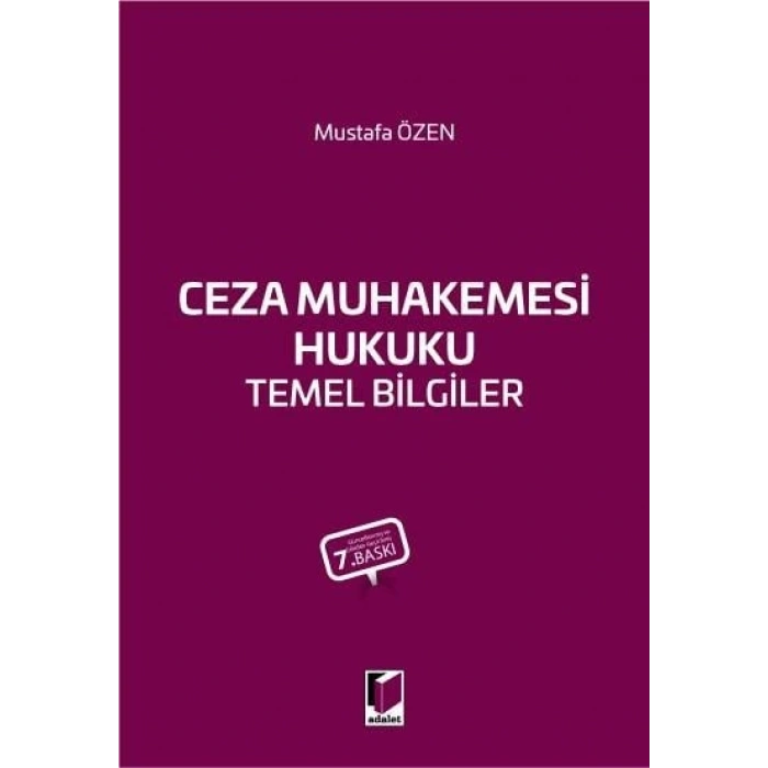 Ceza Muhakemesi Hukuku Temel Bilgiler