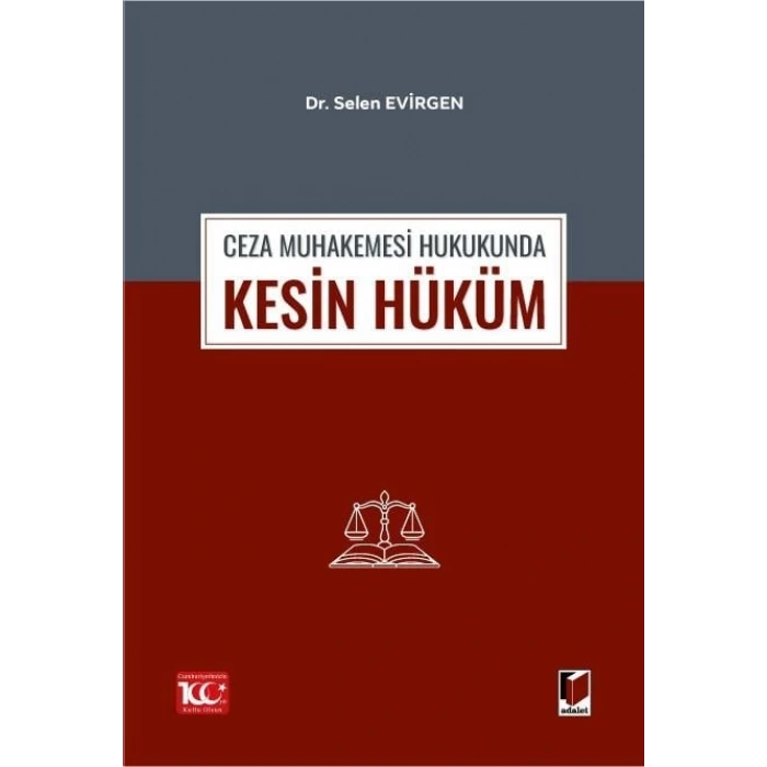 Ceza Muhakemesi Hukukunda Kesin Hüküm
