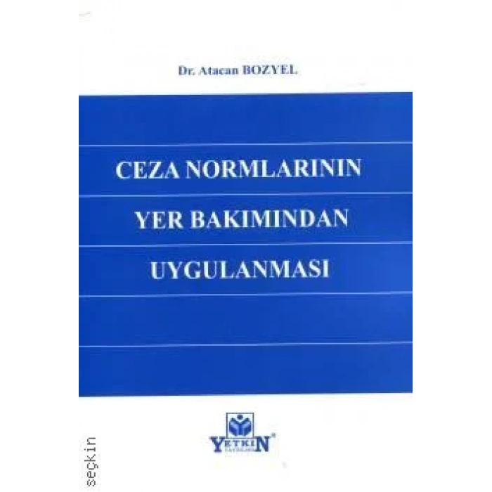Ceza Normlarının Yer Bakımından Uygulanması