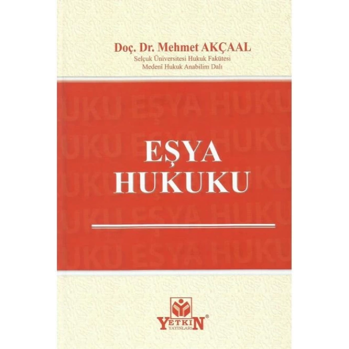 Eşya Hukuku