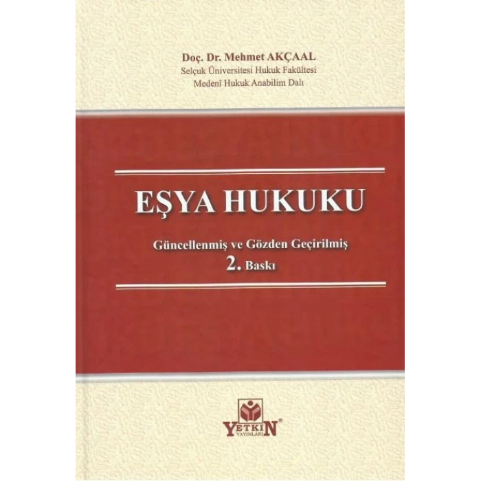 Eşya Hukuku