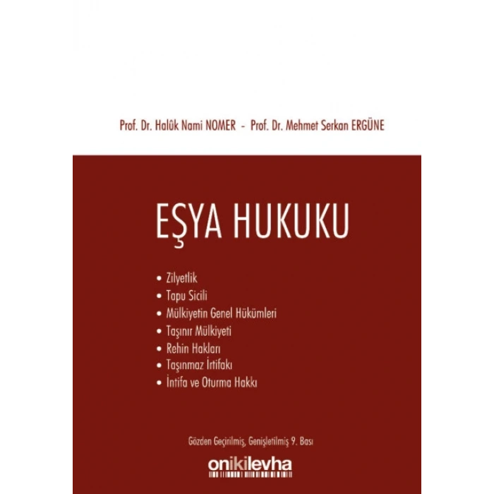 Eşya Hukuku (Eski Baskı)