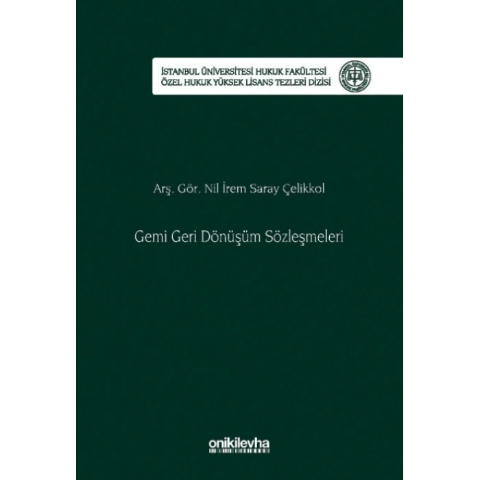 Gemi Geri Dönüşüm Sözleşmeleri