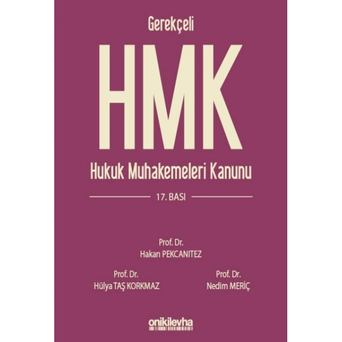 Hukuk Muhakemeleri Kanunu (Gerekçeli) Ciltli