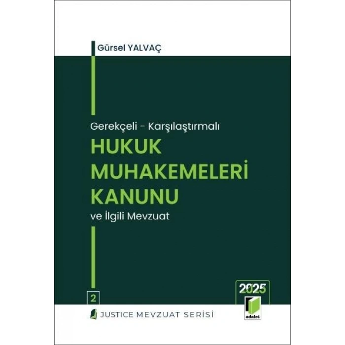 Hukuk Muhakemeleri Kanunu (Gerekçeli - Karşılaştırmalı) Ciltli