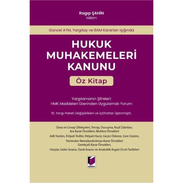 Hukuk Muhakemeleri Kanunu Öz Kitap