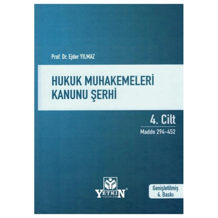 Hukuk Muhakemeleri Kanunu Şerhi (4 Cilt)