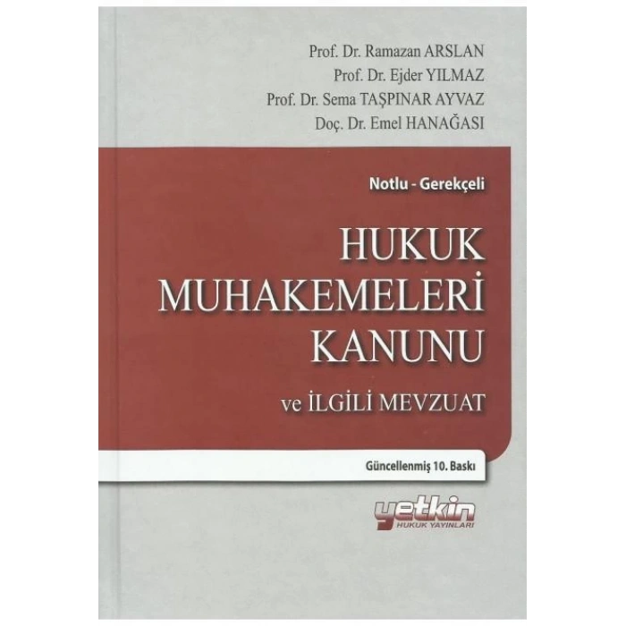 Hukuk Muhakemeleri Kanunu ve İlgili Mevzuat