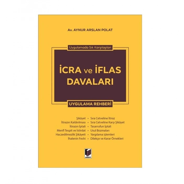 İcra ve İflas Davaları Uygulama Rehberi (Değişiklik Ekli)