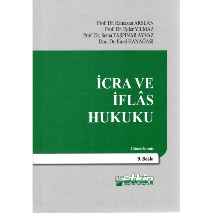 İcra ve İflas Hukuku