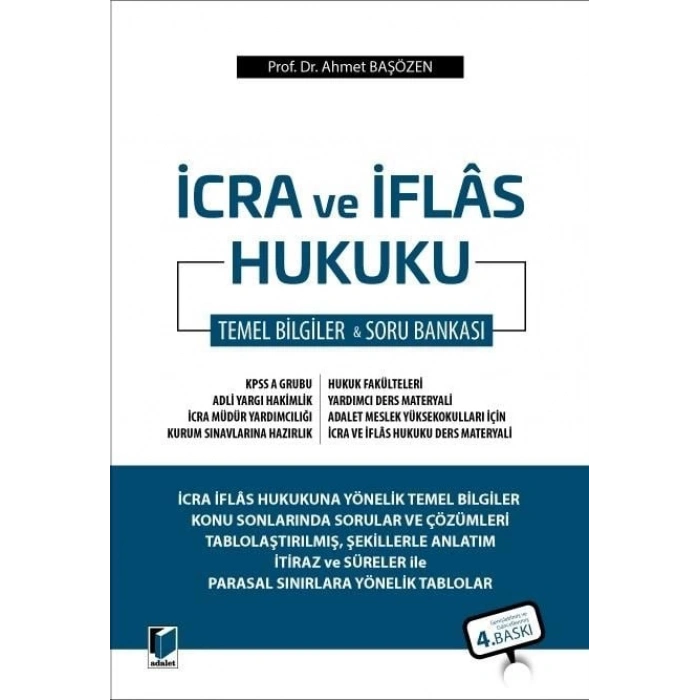 İcra ve İflas Hukuku Temel Bilgiler & Soru Bankası