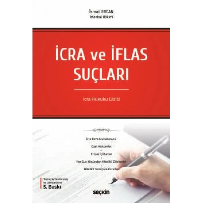 İcra ve İflas Suçları – İcra Hukuku Dizisi –