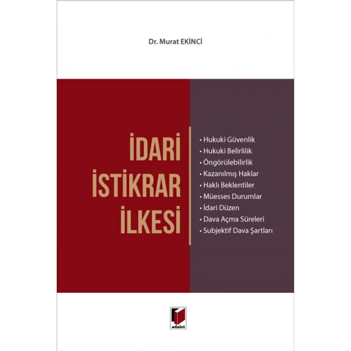 İdari İstikrar İlkesi