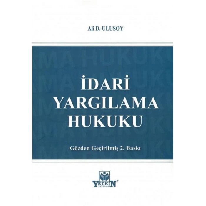İdari Yargılama Hukuku