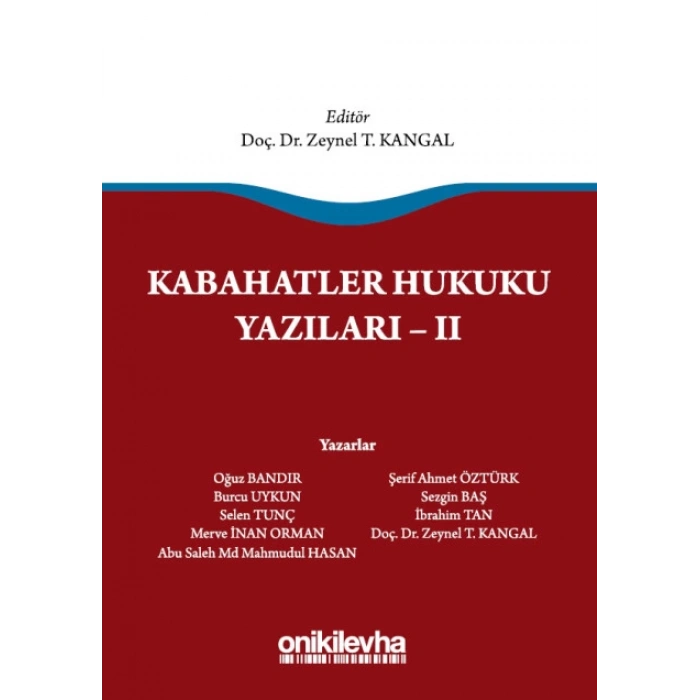 Kabahatler Hukuku Yazıları - II