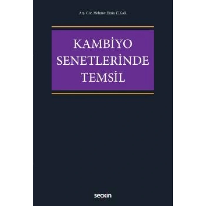 Kambiyo Senetlerinde Temsil