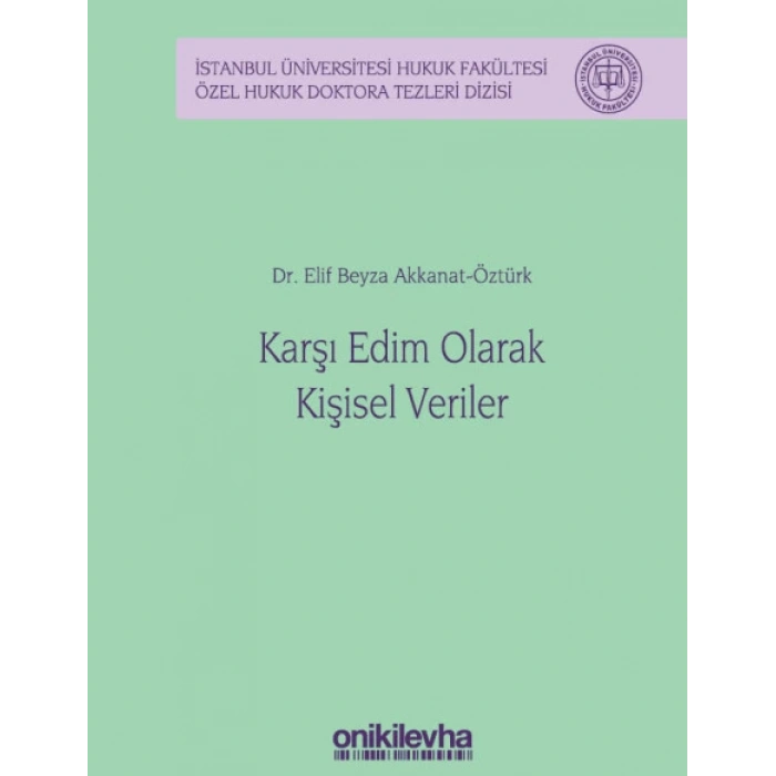 Karşı Edim Olarak Kişisel Veriler