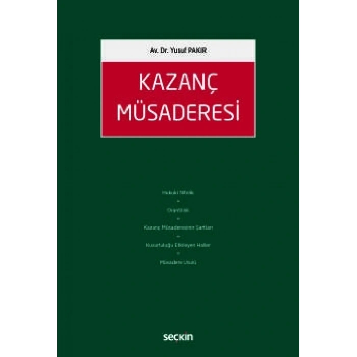 Kazanç Müsaderesi