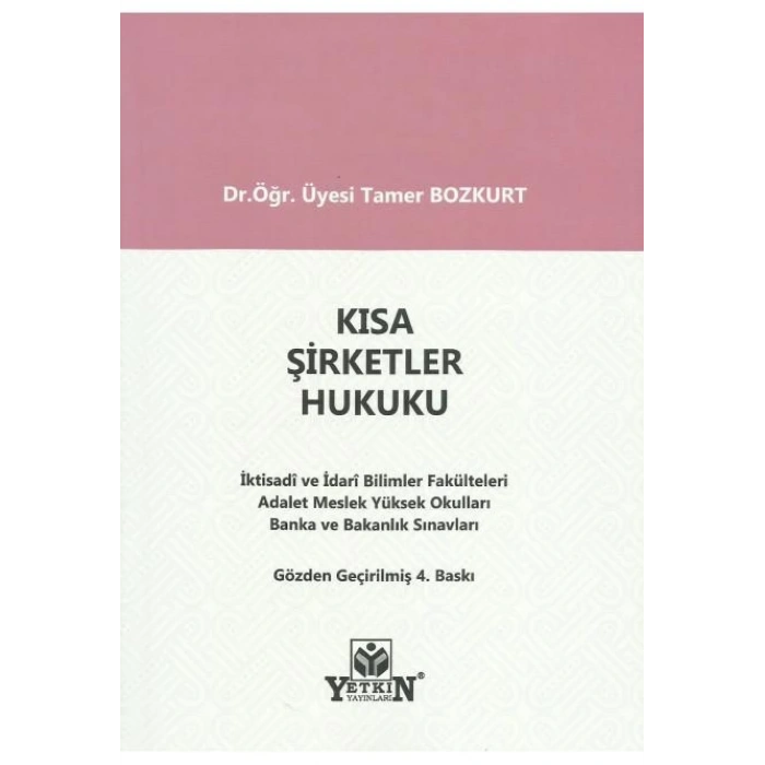 Kısa Şirketler Hukuku