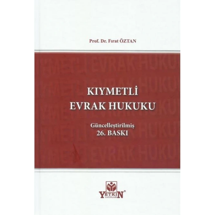 Kıymetli Evrak Hukuku