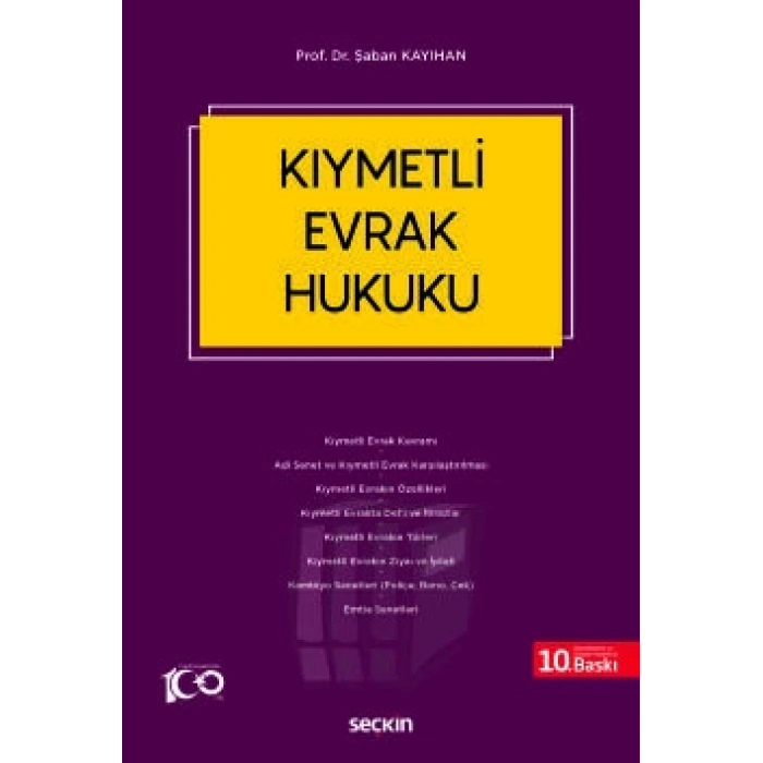 Kıymetli Evrak Hukuku