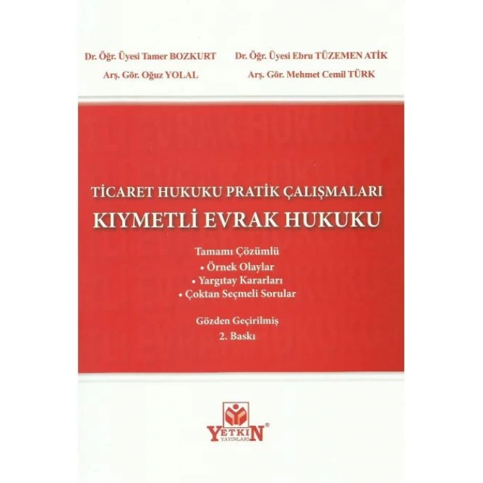 Kıymetli Evrak Hukuku