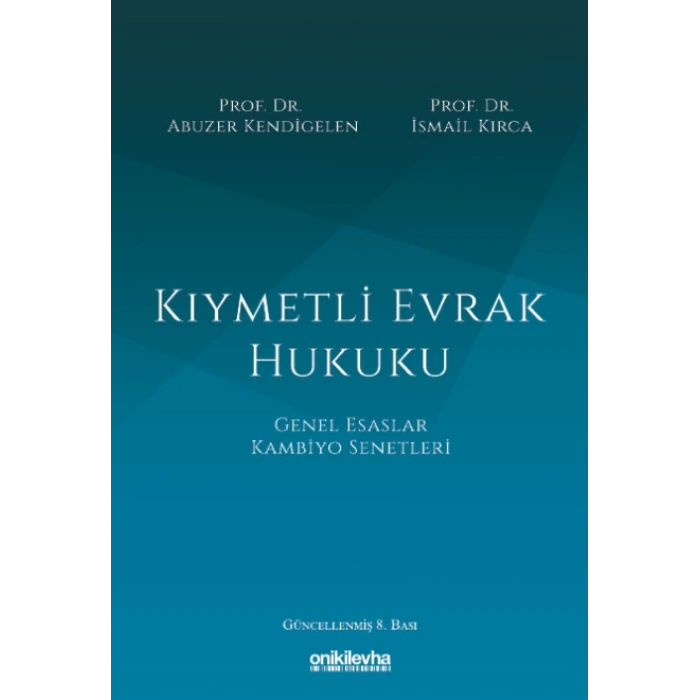 Kıymetli Evrak Hukuku