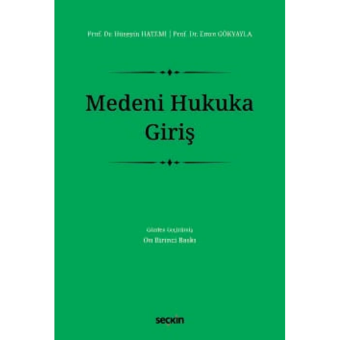 Medeni Hukuka Giriş
