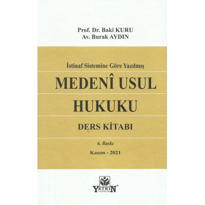 Medeni Usul Hukuku Ders Kitabı