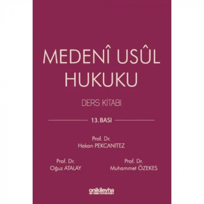 Medeni Usul Hukuku Ders Kitabı (Ciltli)
